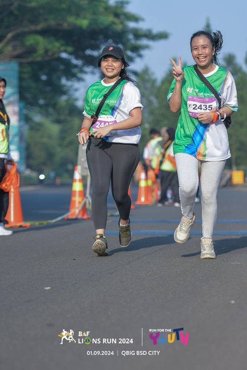 Race photo from BAF LIONS RUN 2024