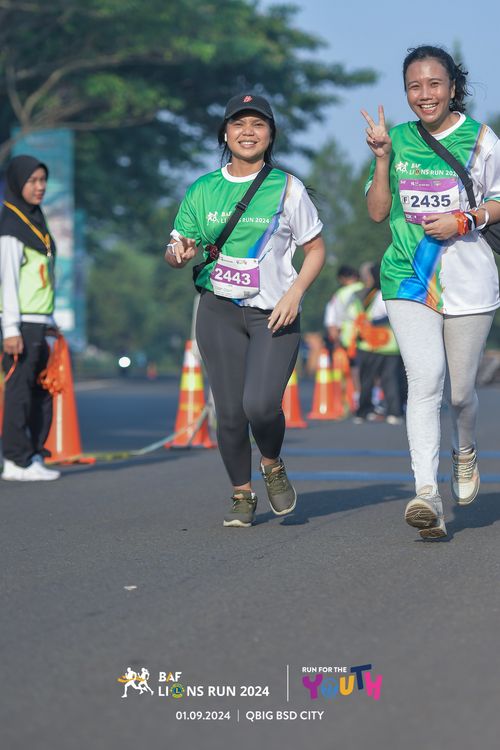 Race photo from BAF LIONS RUN 2024