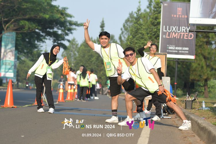 Race photo from BAF LIONS RUN 2024