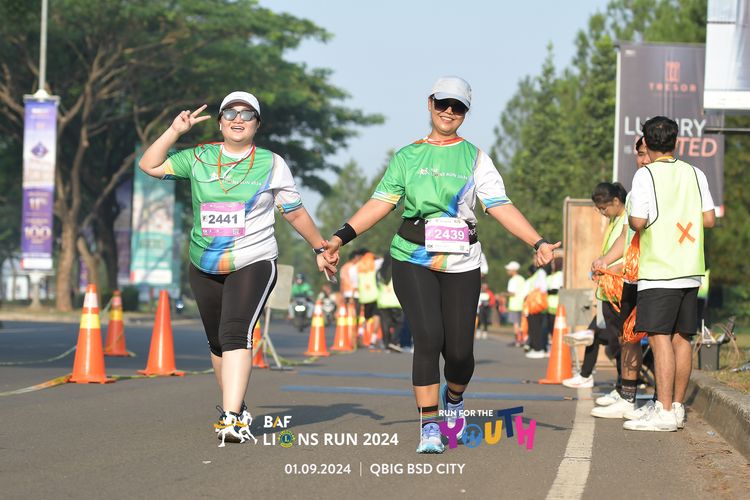 Race photo from BAF LIONS RUN 2024
