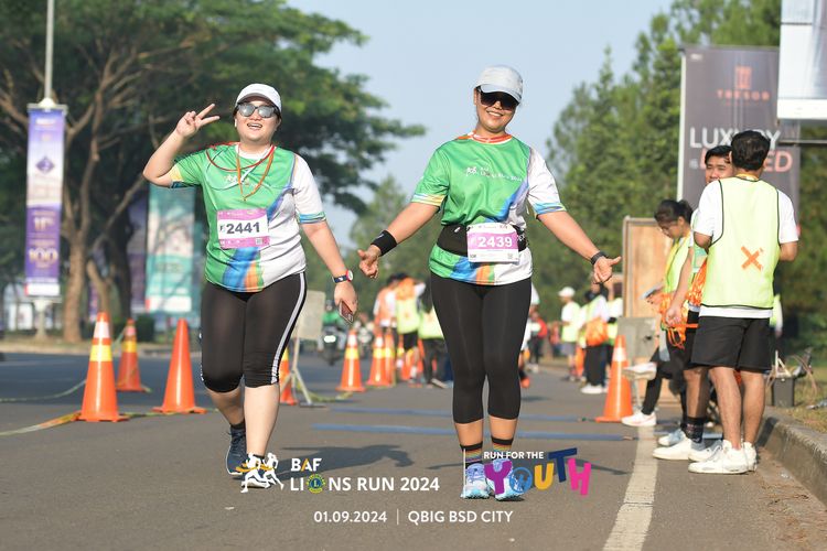 Race photo from BAF LIONS RUN 2024