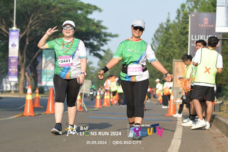 Race photo from BAF LIONS RUN 2024