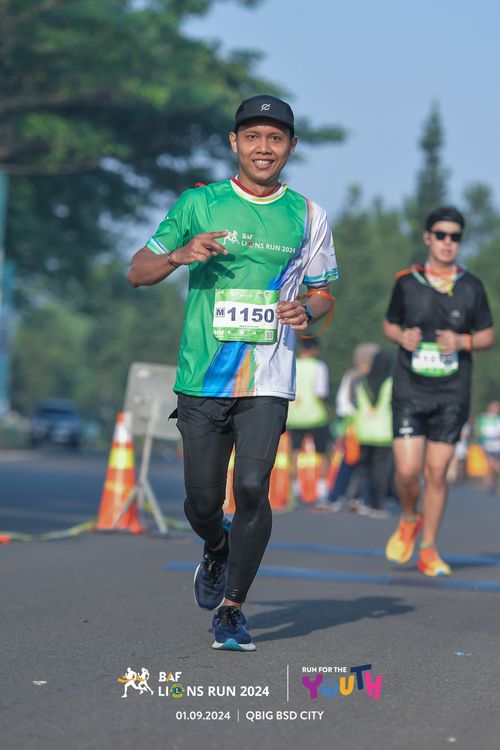 Race photo from BAF LIONS RUN 2024
