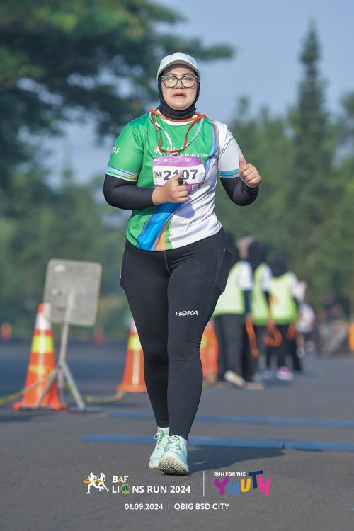 Race photo from BAF LIONS RUN 2024