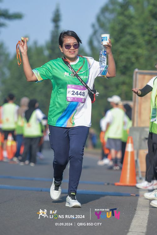 Race photo from BAF LIONS RUN 2024