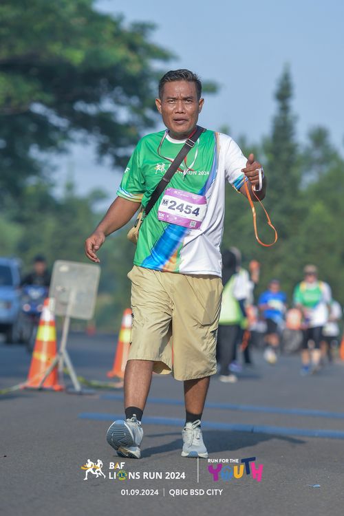 Race photo from BAF LIONS RUN 2024
