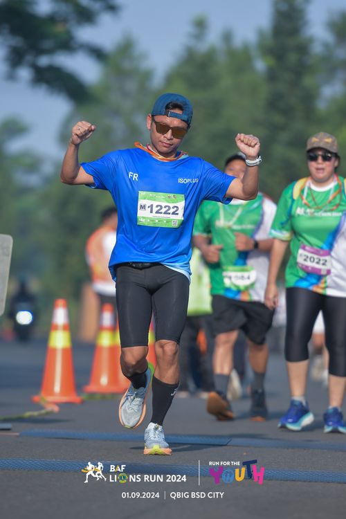 Race photo from BAF LIONS RUN 2024