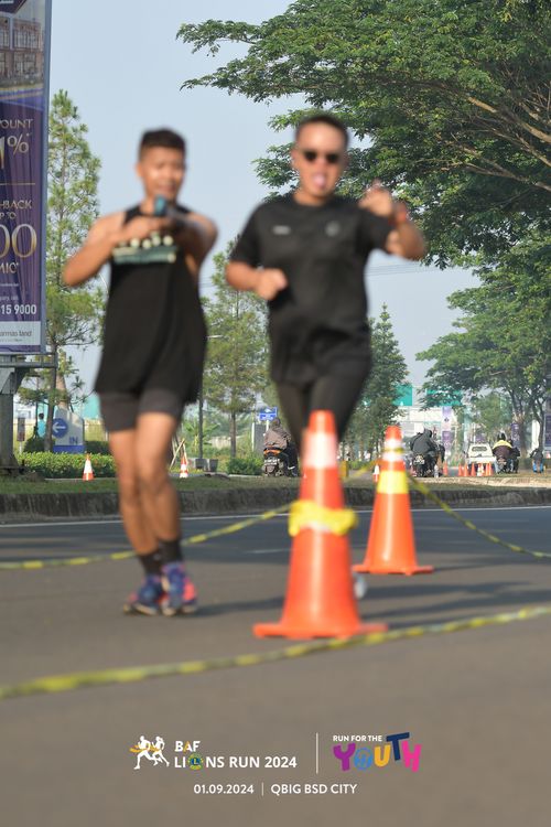 Race photo from BAF LIONS RUN 2024