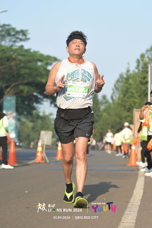 Race photo from BAF LIONS RUN 2024