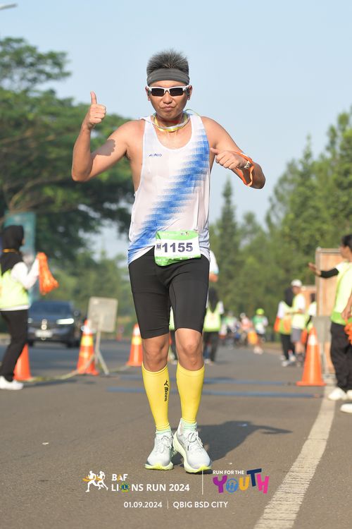 Race photo from BAF LIONS RUN 2024