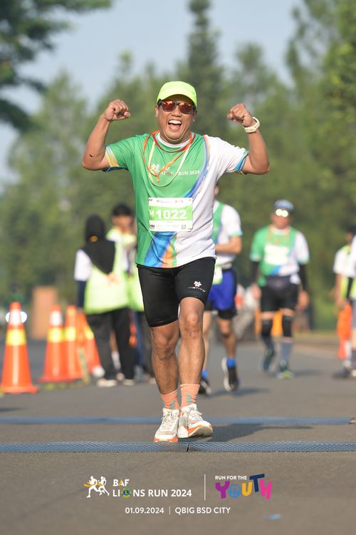 Race photo from BAF LIONS RUN 2024