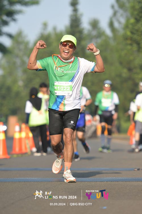 Race photo from BAF LIONS RUN 2024
