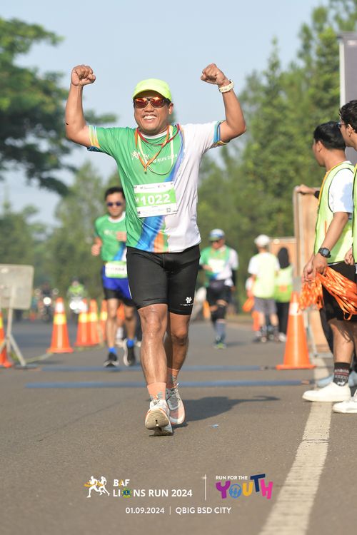 Race photo from BAF LIONS RUN 2024
