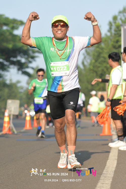 Race photo from BAF LIONS RUN 2024