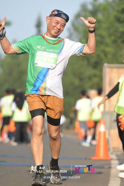 Race photo from BAF LIONS RUN 2024