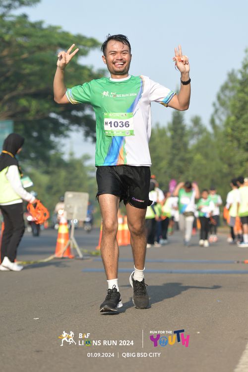 Race photo from BAF LIONS RUN 2024