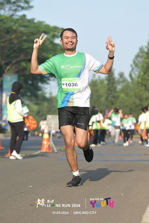 Race photo from BAF LIONS RUN 2024