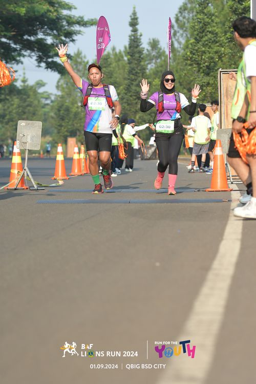 Race photo from BAF LIONS RUN 2024