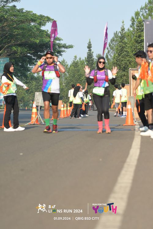 Race photo from BAF LIONS RUN 2024