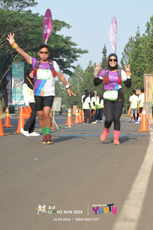 Race photo from BAF LIONS RUN 2024