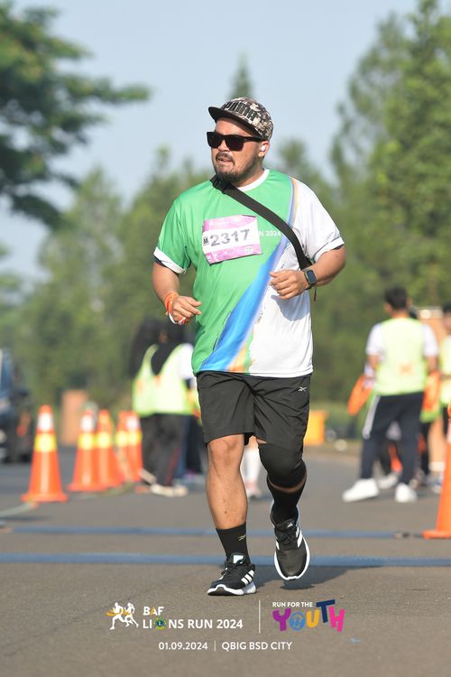 Race photo from BAF LIONS RUN 2024