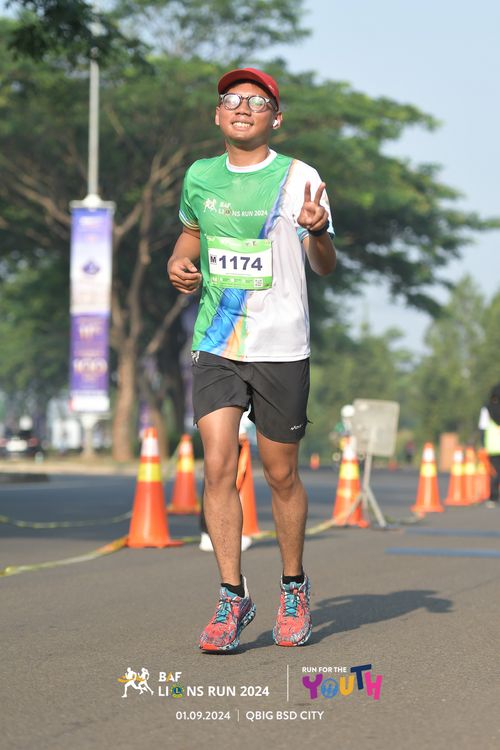 Race photo from BAF LIONS RUN 2024