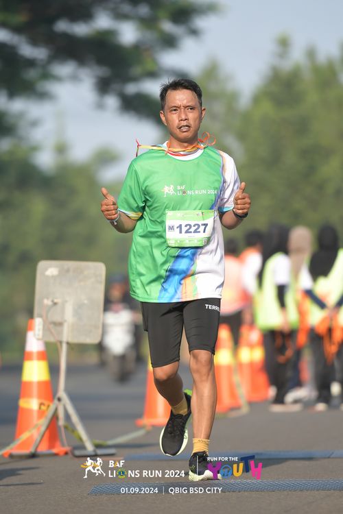 Race photo from BAF LIONS RUN 2024