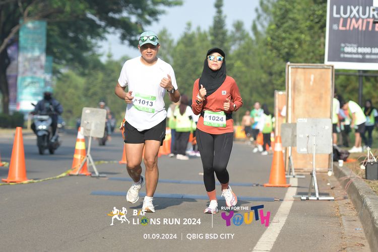 Race photo from BAF LIONS RUN 2024