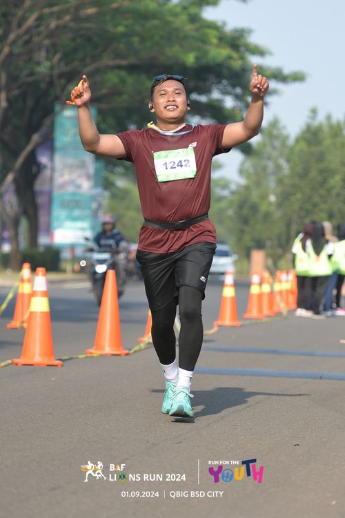 Race photo from BAF LIONS RUN 2024