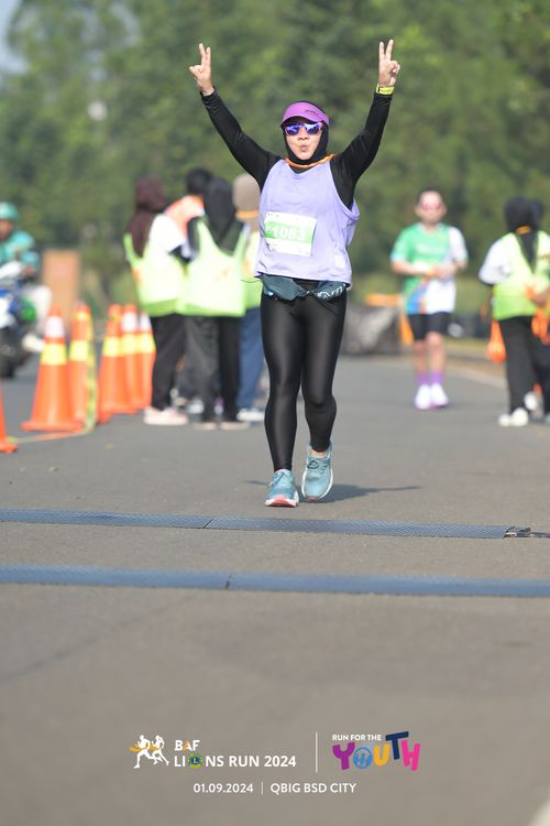 Race photo from BAF LIONS RUN 2024