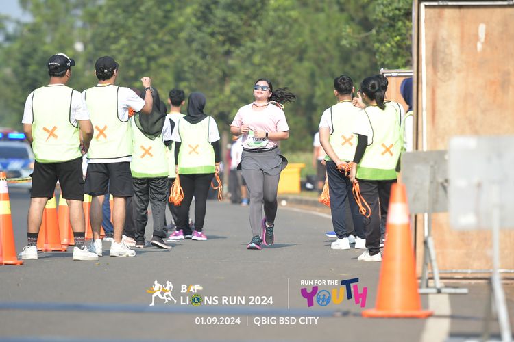 Race photo from BAF LIONS RUN 2024