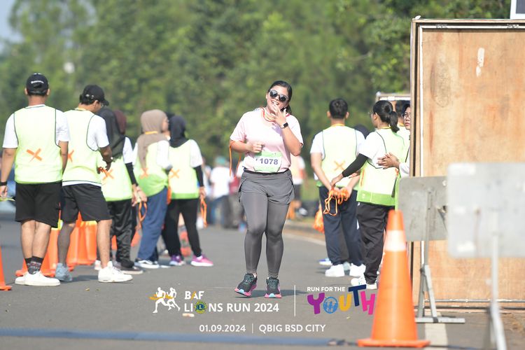 Race photo from BAF LIONS RUN 2024