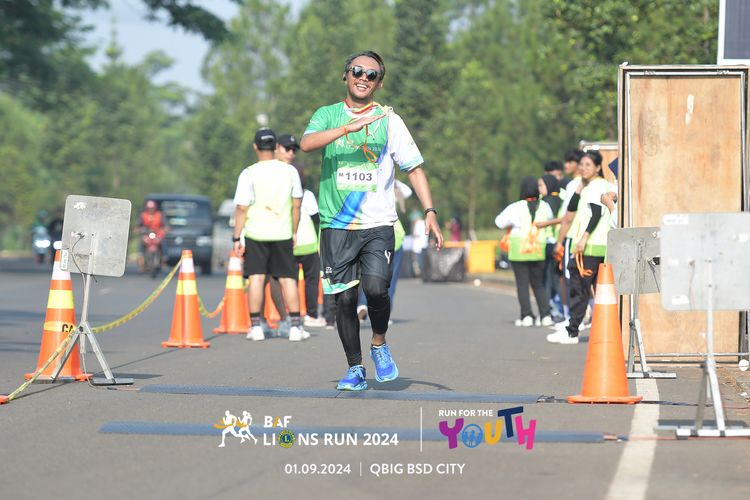 Race photo from BAF LIONS RUN 2024