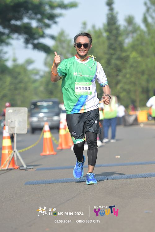 Race photo from BAF LIONS RUN 2024