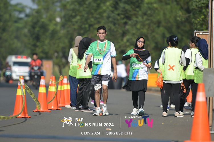 Race photo from BAF LIONS RUN 2024