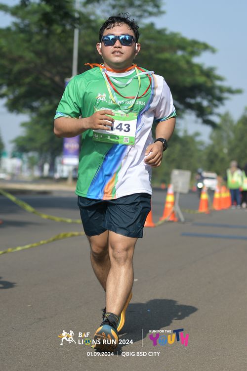 Race photo from BAF LIONS RUN 2024