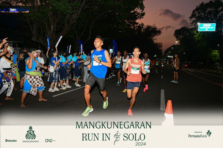 Race photo from Mangkunegaran Run 2024