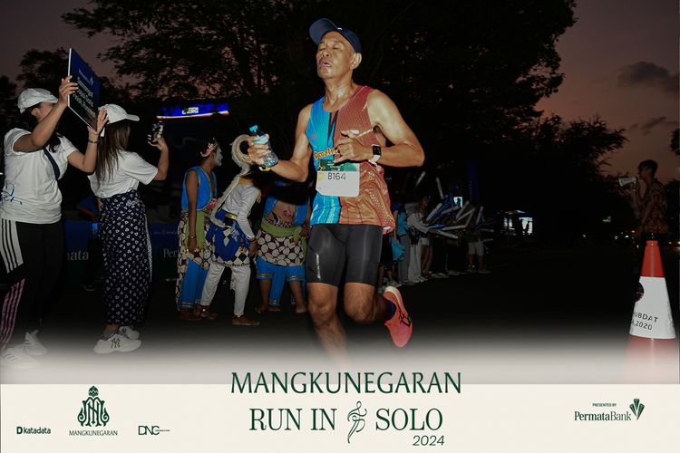 Race photo from Mangkunegaran Run 2024