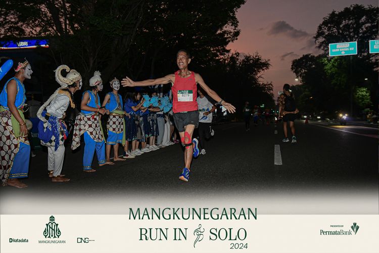 Race photo from Mangkunegaran Run 2024