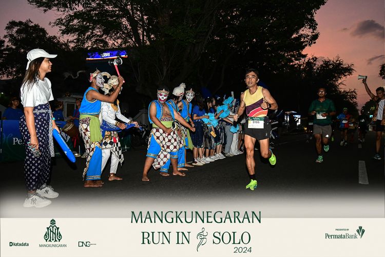Race photo from Mangkunegaran Run 2024