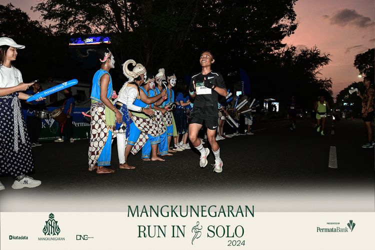Race photo from Mangkunegaran Run 2024