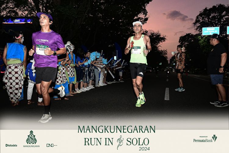 Race photo from Mangkunegaran Run 2024