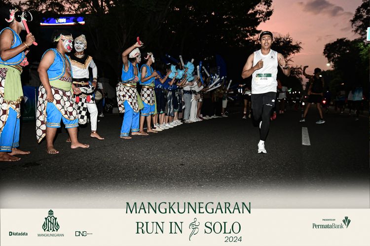 Race photo from Mangkunegaran Run 2024