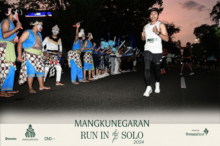 Race photo from Mangkunegaran Run 2024