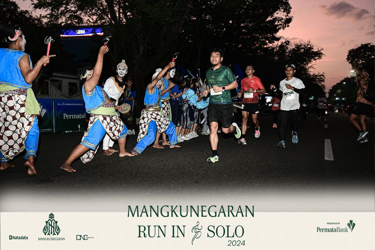 Race photo from Mangkunegaran Run 2024