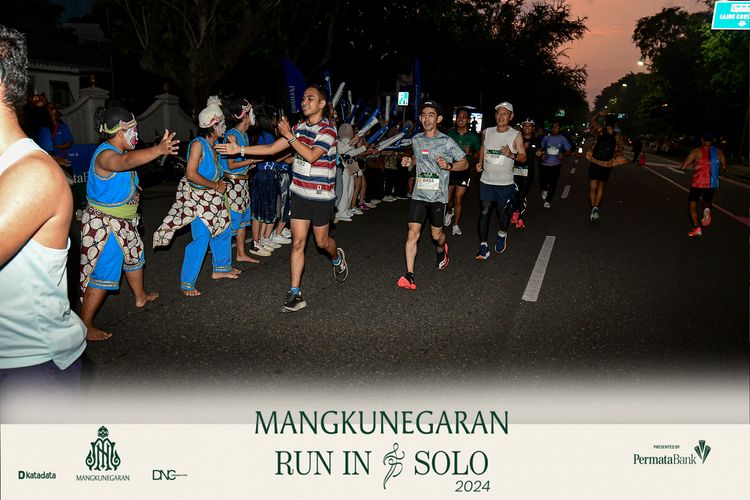 Race photo from Mangkunegaran Run 2024