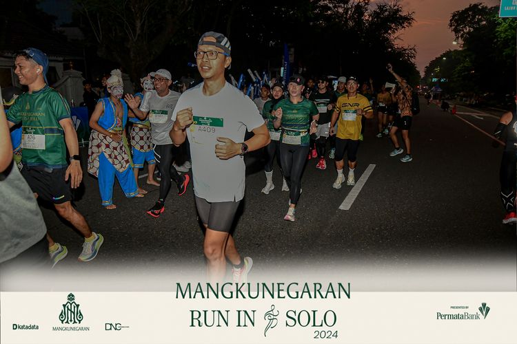 Race photo from Mangkunegaran Run 2024