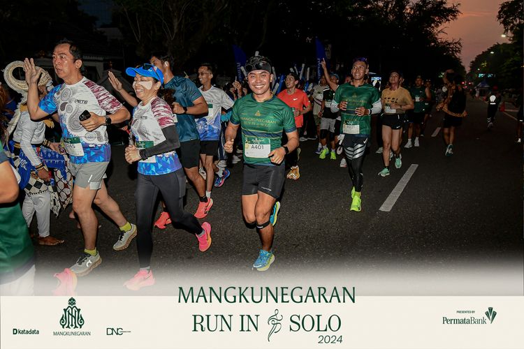 Race photo from Mangkunegaran Run 2024