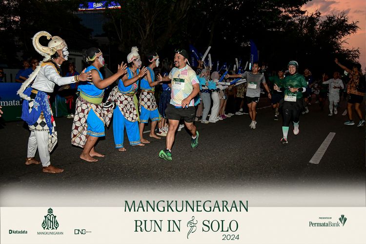 Race photo from Mangkunegaran Run 2024