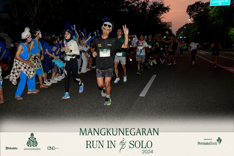Race photo from Mangkunegaran Run 2024